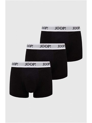 Boxerky Joop 3-pack pánské černá barva 30030790