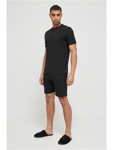 Pyžamo Calvin Klein Underwear černá barva 000NM2428E