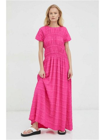 Šaty Lovechild Akia růžová barva maxi