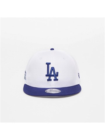 New Era Los Angels Dodgers Crown Patches 9FIFTY Snapback Cap White Dark Blue