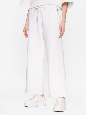 Polo Ralph Lauren Teplákové kalhoty 211892616002 Bílá Regular Fit