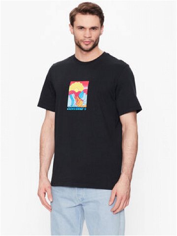 Converse T-Shirt Layres Of Earth 10024590-A02 Černá Standard Fit
