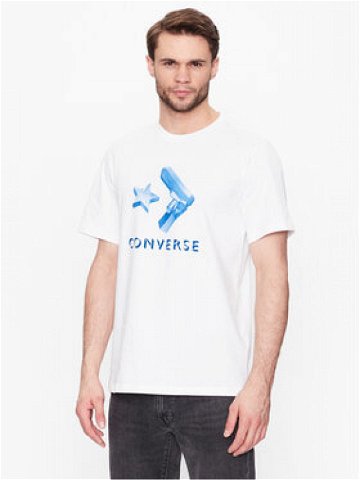 Converse T-Shirt Crystallized Star Chevron 10024596-A02 Bílá Standard Fit