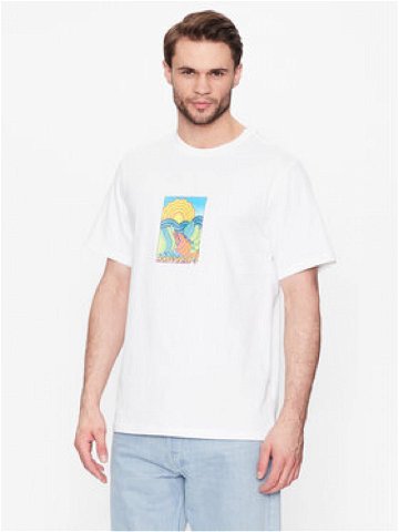 Converse T-Shirt Layres Of Earth 10024590-A03 Bílá Standard Fit