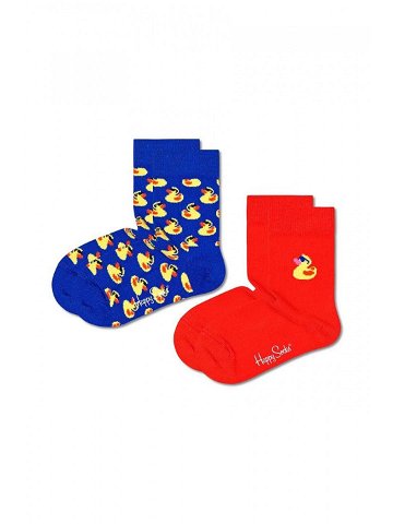 Dětské ponožky Happy Socks Kids Rubberduck 2-pack