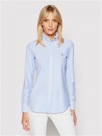 Polo Ralph Lauren Košile Oxford 211664416 Světle modrá Slim Fit
