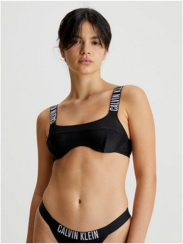Černý dámský vrchní díl plavek Calvin Klein Underwear