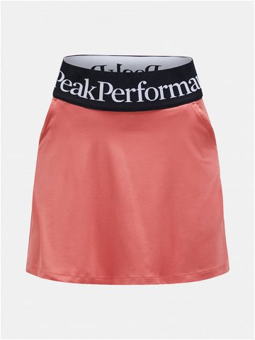Sukně peak performance w turf skirt růžová xl