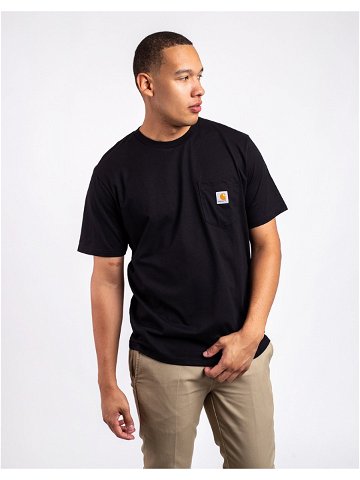 Tričko Carhartt WIP S S Pocket T-Shirt Black