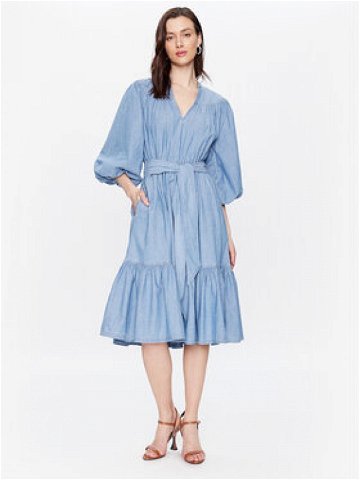 Lauren Ralph Lauren Džínové šaty 250889365 Modrá Regular Fit