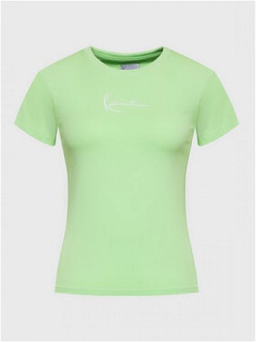 Karl Kani T-Shirt Small Signature 6130616 Zelená Regular Fit