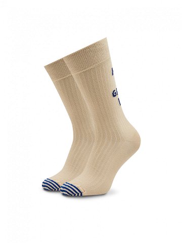 Happy Socks Klasické ponožky Unisex SOU01-1700 Béžová