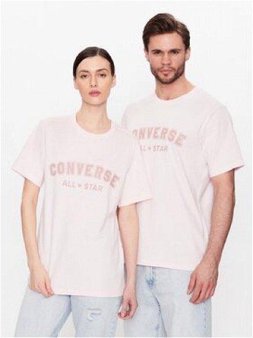 Converse T-Shirt Unisex All Star 10024566-A09 Růžová Regular Fit