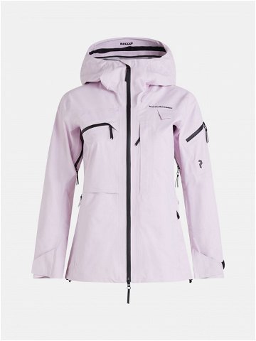 Lyžařská bunda peak performance w alpine gore-tex jacket růžová xs