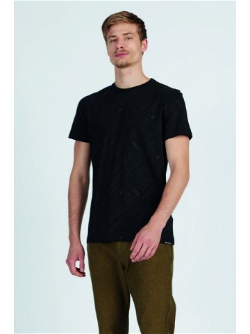 Tričko la martina man t-shirt s s printed jersey černá m