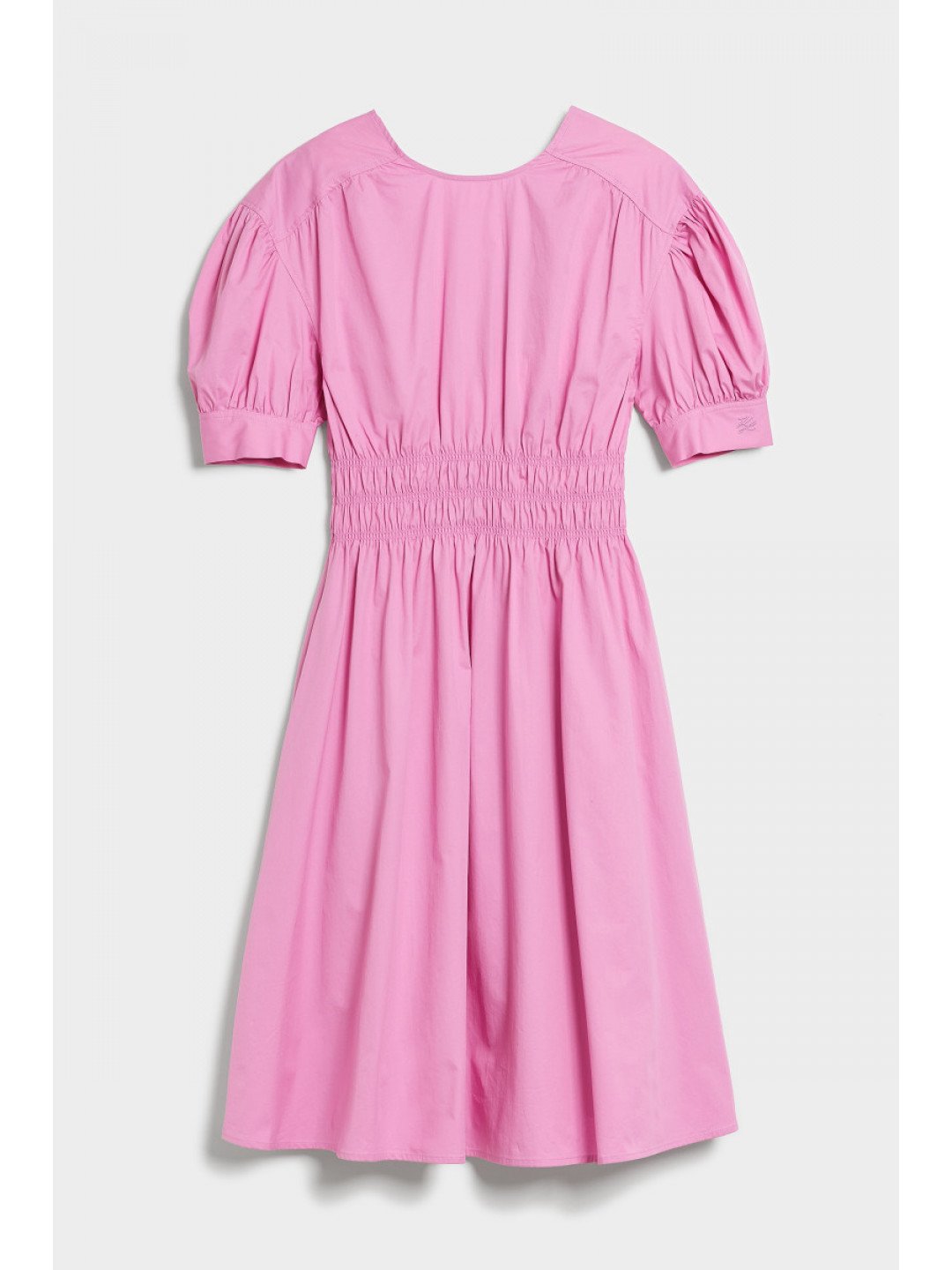 Šaty karl lagerfeld cotton dress růžová 46