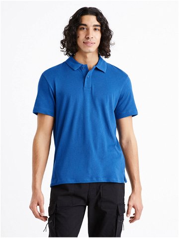Modré pánské polo tričko Celio Dechris