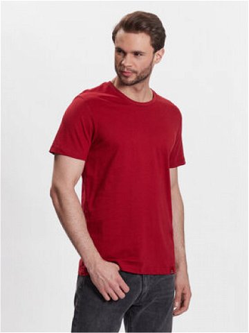 Volcano T-Shirt Basic M02001-S23 Červená Regular Fit