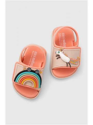 Dětské sandály Melissa růžová barva