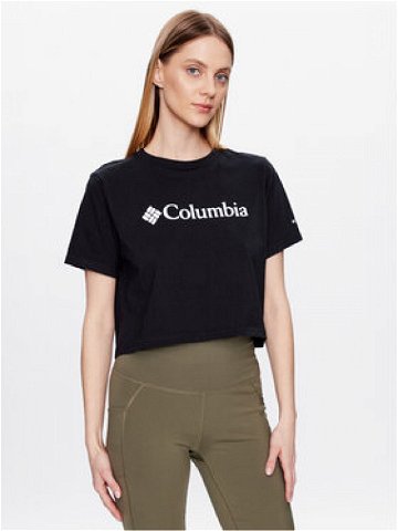 Columbia T-Shirt North Casades 1930051 Černá Cropped Fit
