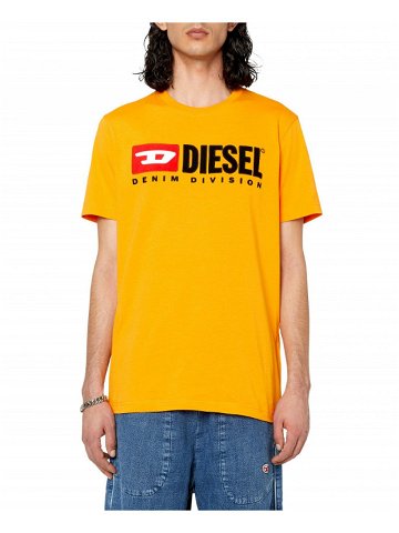 Tričko diesel t-diegor-div t-shirt oranžová m