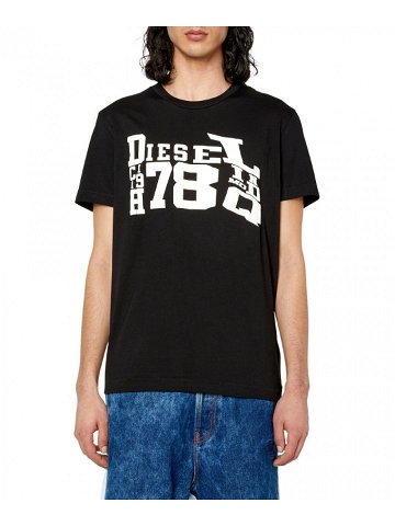 Tričko diesel t-diegor-g7 t-shirt černá xl