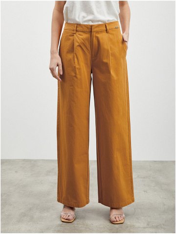 Oranžové dámské široké kalhoty ZOOT lab Tersita