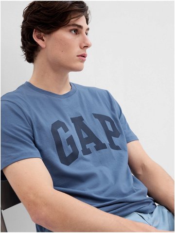 Modré pánské bavlněné tričko GAP