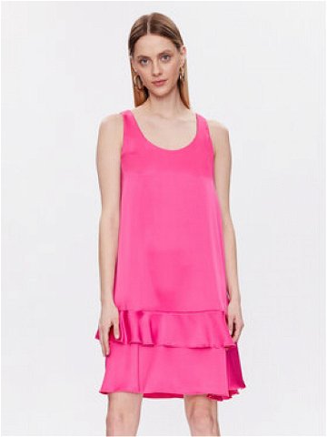 Liu Jo Beachwear Koktejlové šaty VA3101 T3416 Růžová Relaxed Fit