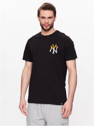 New Era T-Shirt New York Yankees MLB Drip Logo 60332179 Černá Regular Fit
