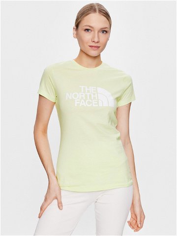 The North Face T-Shirt Easy NF0A4T1Q Zelená Regular Fit