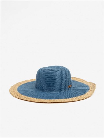 Hnědo-modrý dámský slaměný klobouk ZOOT lab Lysbet