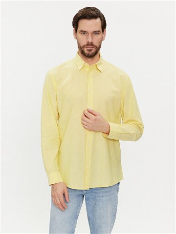 Selected Homme Košile 16079052 Žlutá Regular Fit