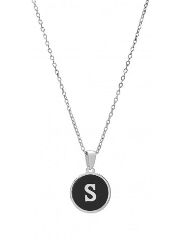 Troli Originální ocelový náhrdelník s písmenem S