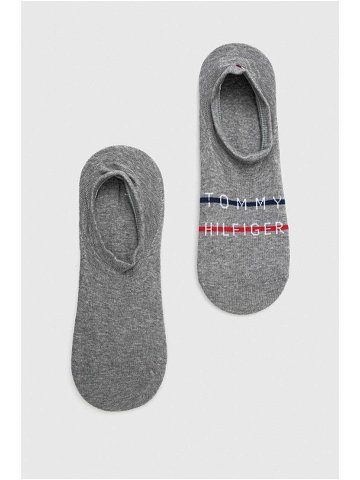 Ponožky Tommy Hilfiger 2-pack pánské béžová barva