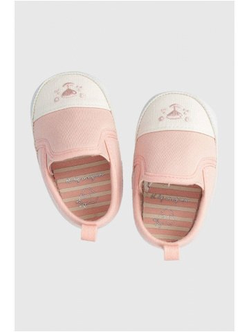 Dětské boty zippy růžová barva