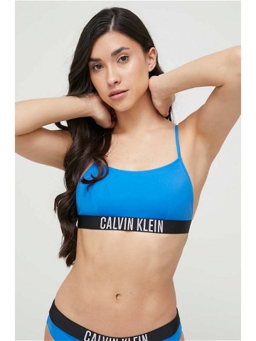 Plavková podprsenka Calvin Klein mírně vyztužený košík