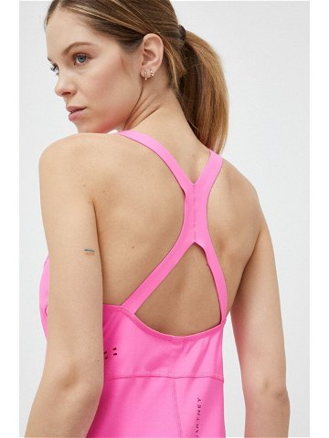 Tréninkový top adidas by Stella McCartney TruePurpose růžová barva
