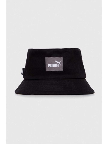 Bavlněná čepice Puma černá barva