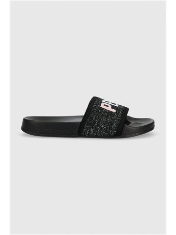 Pantofle Pepe Jeans SLIDER dámské černá barva PLS70128
