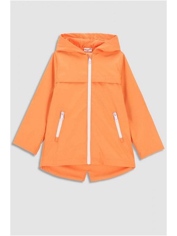 Dětská nepromokavá bunda Coccodrillo oranžová barva