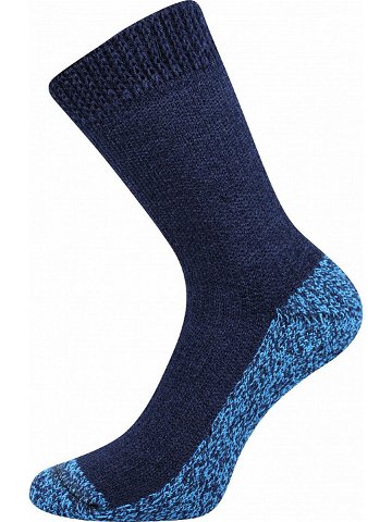 Teplé ponožky Boma tmavě modré Sleep-darkblue S