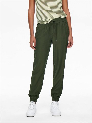 ONLY Teplákové kalhoty 15203946 Zelená Regular Fit