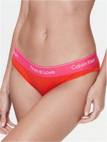 Calvin Klein Underwear Klasické kalhotky 000QF7284E Červená