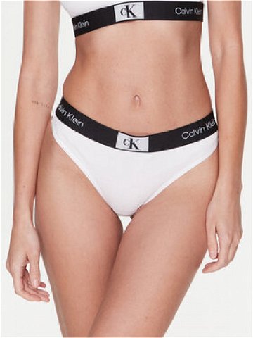 Calvin Klein Underwear Kalhotky string 000QF7221E Bílá
