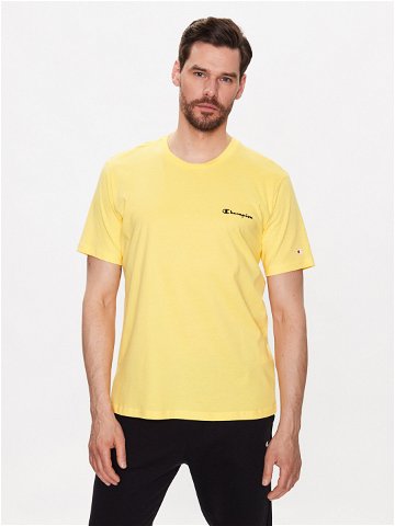 Champion T-Shirt 218539 Žlutá Regular Fit