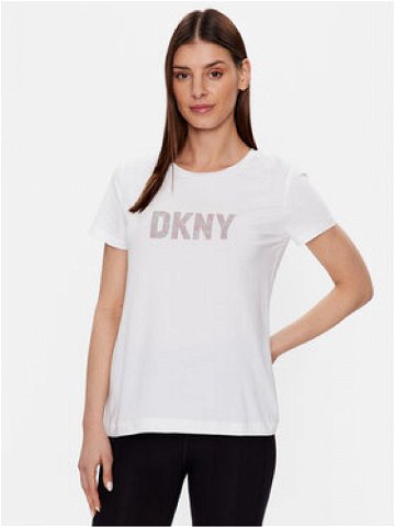 DKNY T-Shirt P9BH9AHQ Bílá Regular Fit