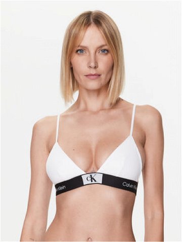 Calvin Klein Underwear Podprsenka Bralette Unlined 000QF7217E Bílá