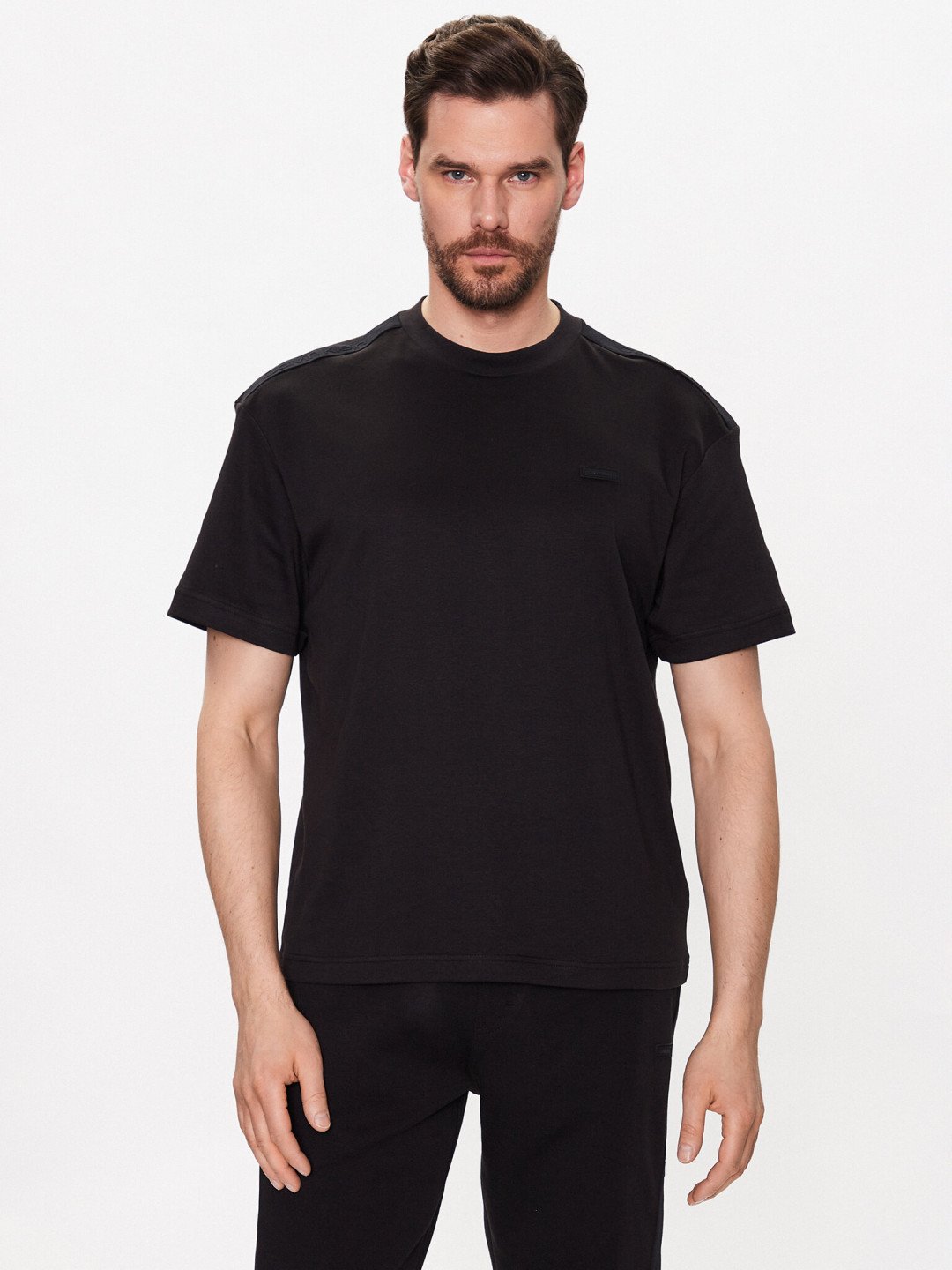 Calvin Klein T-Shirt Logo K10K111177 Černá Regular Fit