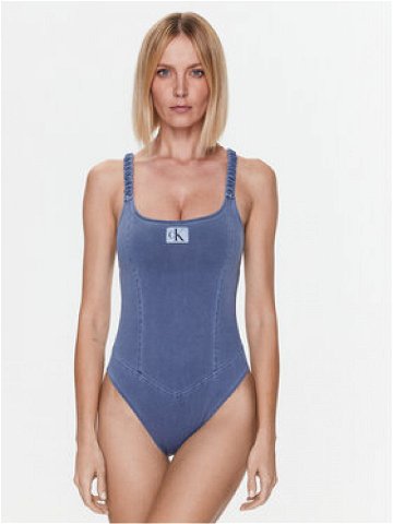 Calvin Klein Swimwear Bikiny KW0KW02072 Modrá